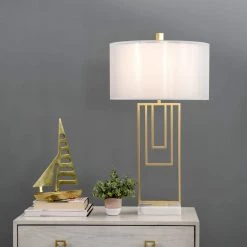 NuLOOM Clanton 33" Steel Table Lamp