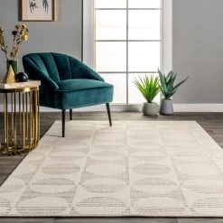 NuLOOM New Arrivals Tera Solar Eclipse Modern Geometric Area Rug