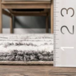 NuLOOM New Arrivals Zelda Machine Washable Wool Modern Geometric Area Rug