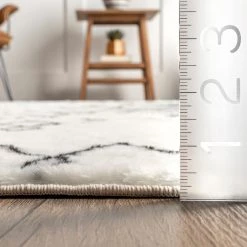 NuLOOM Tribal Striped Washable Shag Area Rug