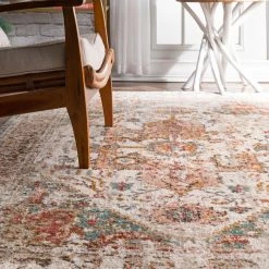 NuLOOM Vintage Medallion Justine Area Rug