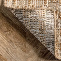 NuLOOM Delaney Hand Woven Striped Jute Area Rug New Arrivals