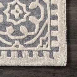 NuLOOM Lee Handmade Rosette Wool Area Rug