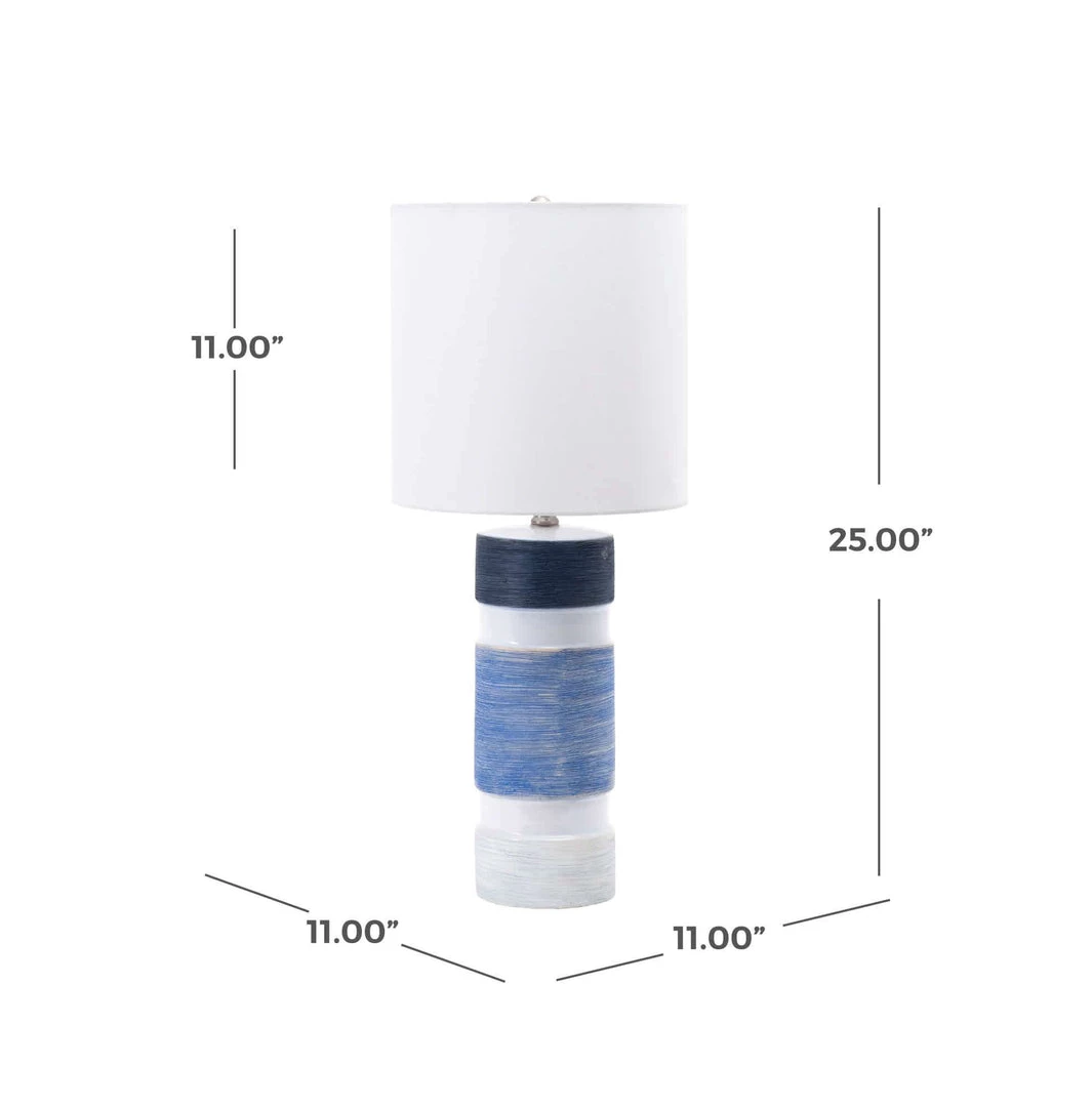 NuLOOM Cypress 25" Ceramic Table Lamp 4 NuLOOM Cypress 25" Ceramic Table Lamp