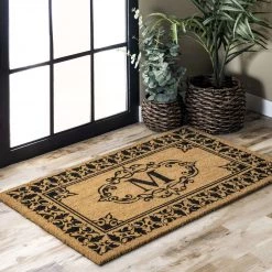 NuLOOM Monogrammed Outdoor Welcome Door Mat New Arrivals