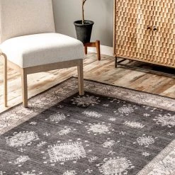 NuLOOM New Arrivals Mollie Machine Washable Traditional Border Area Rug 17 NuLOOM New Arrivals Mollie Machine Washable Traditional Border Area Rug