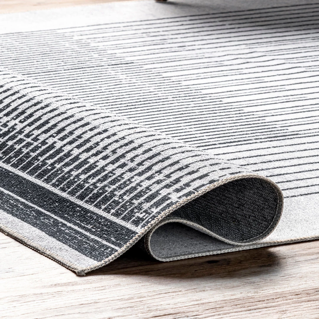 NuLOOM New Arrivals Chelsea Machine Washable Modern Abstract Line Area Rug 4 NuLOOM New Arrivals Chelsea Machine Washable Modern Abstract Line Area Rug