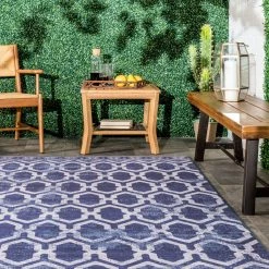 NuLOOM Fae Geometric Machine Washable Indoor/Outdoor Area Rug