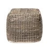 NuLOOM Cotton And Jute Braided Ottoman Pouf New Arrivals