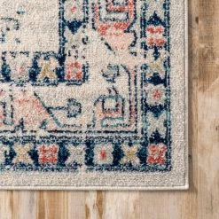 NuLOOM New Arrivals Juliette Vintage Diamond Medallion Area Rug
