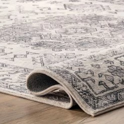 NuLOOM Parisa Vintage Medallion Bordered Area Rug New Arrivals