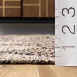 NuLOOM Britta Textured Diamond Tassel Area Rug New Arrivals