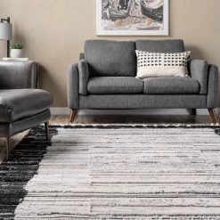 NuLOOM Carla Textured Bordered Tassel Area Rug New Arrivals