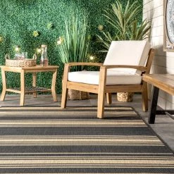 NuLOOM Montana Striped Indoor/Outdoor Area Rug New Arrivals