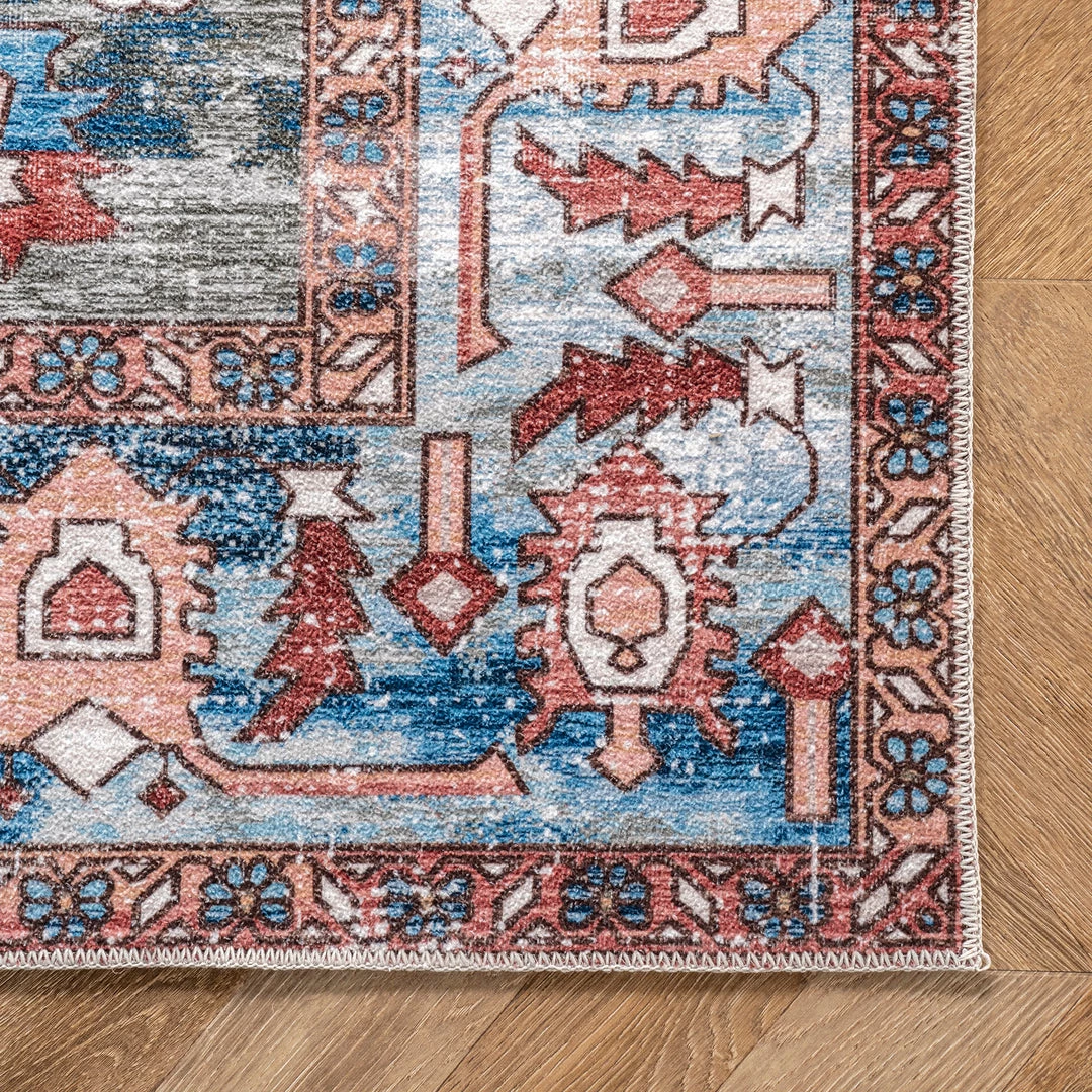 NuLOOM Eliza Machine Washable Traditional Medallion Area Rug New Arrivals 5 NuLOOM Eliza Machine Washable Traditional Medallion Area Rug New Arrivals
