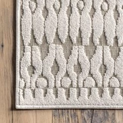 NuLOOM Wendy Textured Diamond Trellis Indoor/Outdoor Area Rug