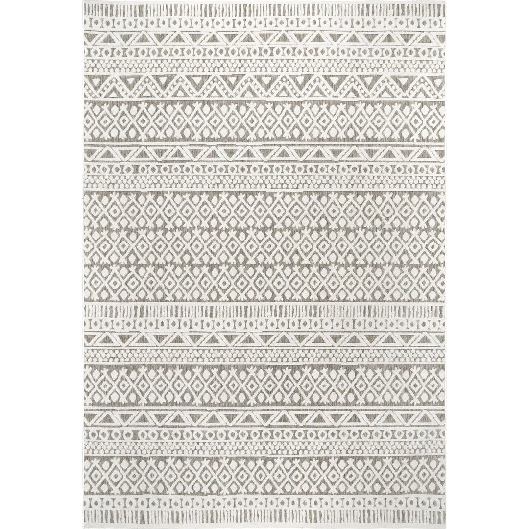 NuLOOM New Arrivals Tina Textured Geometric Banded Area Rug 1 NuLOOM New Arrivals Tina Textured Geometric Banded Area Rug