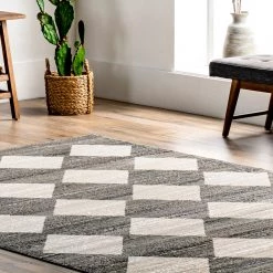 NuLOOM Gianna Contemporary Geometric Checker Tile Area Rug 18 NuLOOM Gianna Contemporary Geometric Checker Tile Area Rug