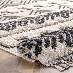 NuLOOM Zuri Shaggy Banded Tribal Area Rug New Arrivals