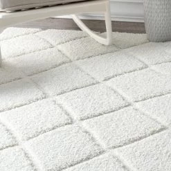 NuLOOM Deloise Trellis Shag Area Rug New Arrivals