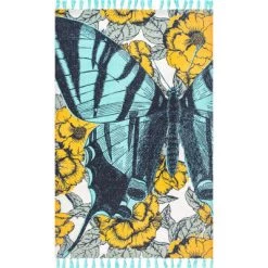 NuLOOM Thomas Paul Flatweave Butterfly Tassel