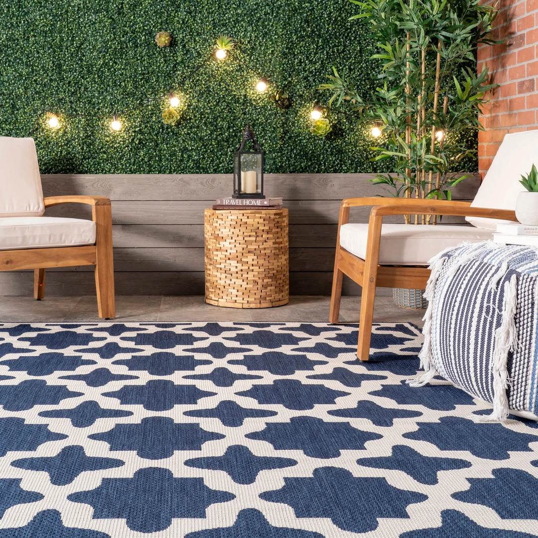 NuLOOM New Arrivals Shiloh Geometric Star Indoor/Outdoor Area Rug 30 NuLOOM New Arrivals Shiloh Geometric Star Indoor/Outdoor Area Rug
