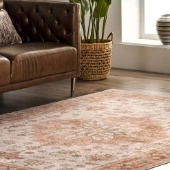 NuLOOM Cardinal Medallion Washable Area Rug