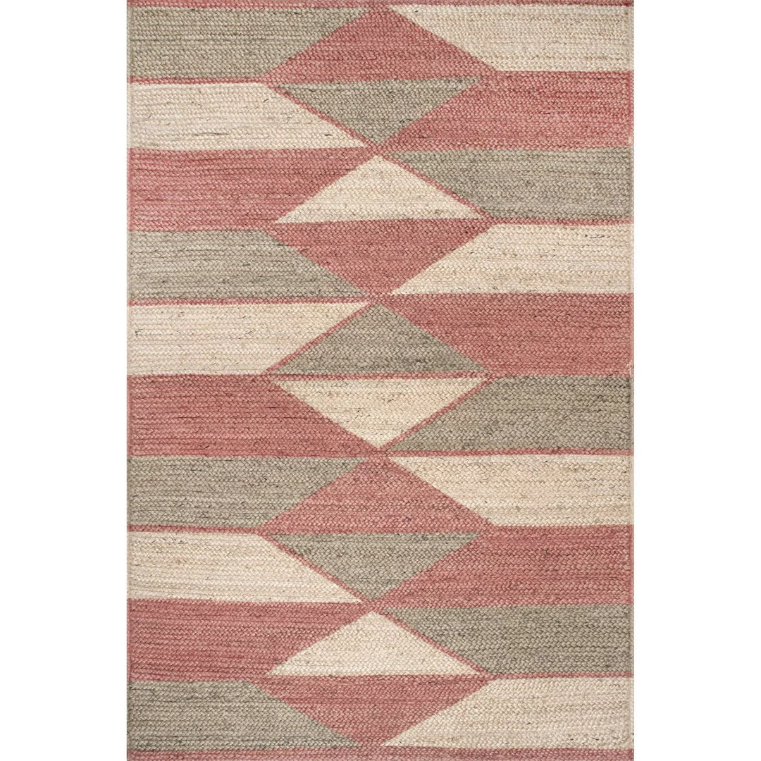 NuLOOM Modern Striped Braided Jute Area Rug New Arrivals 1 NuLOOM Modern Striped Braided Jute Area Rug New Arrivals
