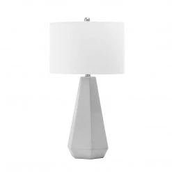 NuLOOM Oslo 28" Cement Table Lamp