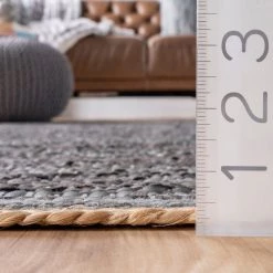 NuLOOM Sabby Hand Woven Leather Flatweave Area Rug New Arrivals