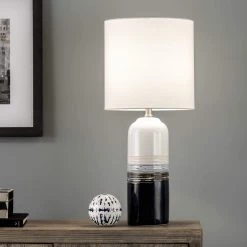 NuLOOM New Arrivals Acadia 25" Ceramic Table Lamp