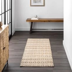 NuLOOM Delaney Hand Woven Striped Jute Area Rug New Arrivals