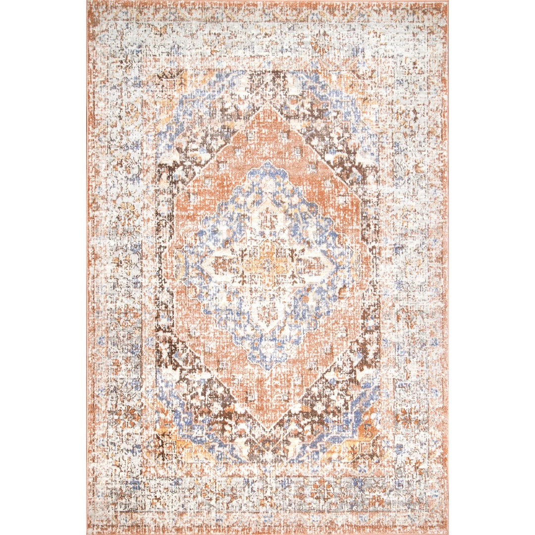 NuLOOM New Arrivals Vintage Kate Medallion Area Rug 1 NuLOOM New Arrivals Vintage Kate Medallion Area Rug