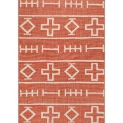NuLOOM New Arrivals Holland Ethnic Symbols Indoor/Outdoor Area Rug