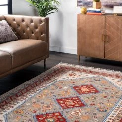 NuLOOM Romee Medallion Tassel Area Rug New Arrivals 35 NuLOOM Romee Medallion Tassel Area Rug New Arrivals