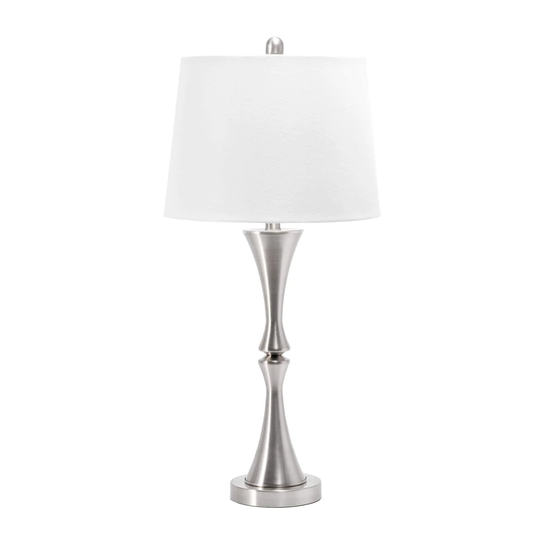 NuLOOM Basel 30" Metal Table Lamp Set 1 NuLOOM Basel 30" Metal Table Lamp Set