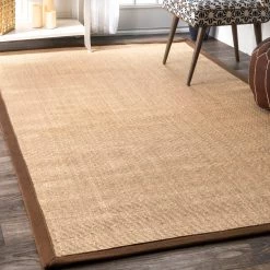 NuLOOM Machine Woven Orsay Sisal Area Rug Jute 40 NuLOOM Machine Woven Orsay Sisal Area Rug Jute