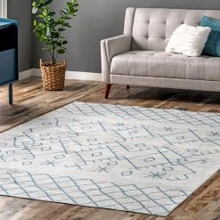NuLOOM Juniper Washable Crosshatch Area Rug New Arrivals