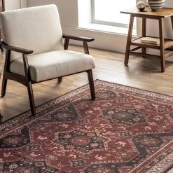 NuLOOM Kathryn Machine Washable Traditional Rustic Area Rug New Arrivals