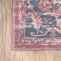NuLOOM Katie Machine Washable Distressed Bordered Area Rug