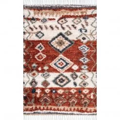 NuLOOM Southwestern Rosemarie Moroccan Tassel Shag Area Rug New Arrivals