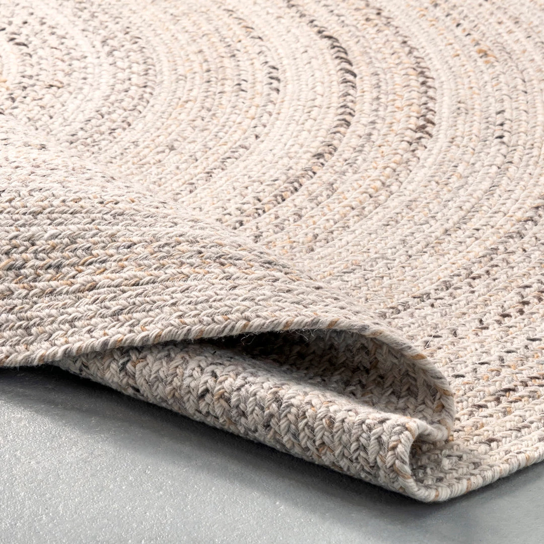 NuLOOM Kyla Handmade Braided Farmhouse Round Area Rug New Arrivals 12 NuLOOM Kyla Handmade Braided Farmhouse Round Area Rug New Arrivals