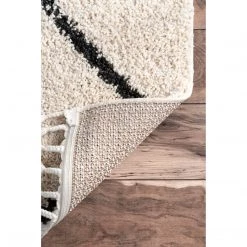 NuLOOM Michelle Diamond Trellis Tassel Area Rug New Arrivals