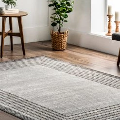 NuLOOM Anya Washable Bordered Area Rug New Arrivals