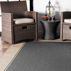 NuLOOM Asha Simple Border Indoor/Outdoor Area Rug New Arrivals 41 NuLOOM Asha Simple Border Indoor/Outdoor Area Rug New Arrivals