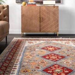 NuLOOM Romee Medallion Tassel Area Rug New Arrivals 33 NuLOOM Romee Medallion Tassel Area Rug New Arrivals