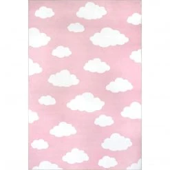 NuLOOM New Arrivals Landon Clouds Kids Washable Area Rug