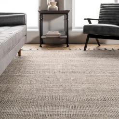 NuLOOM New Arrivals Diem Geometric Cotton Tassel Area Rug