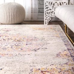 NuLOOM Vintage Medallion Leola Area Rug