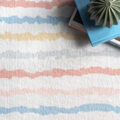 NuLOOM Alise Kids Striped Nursery Or Playroom Area Rug New Arrivals